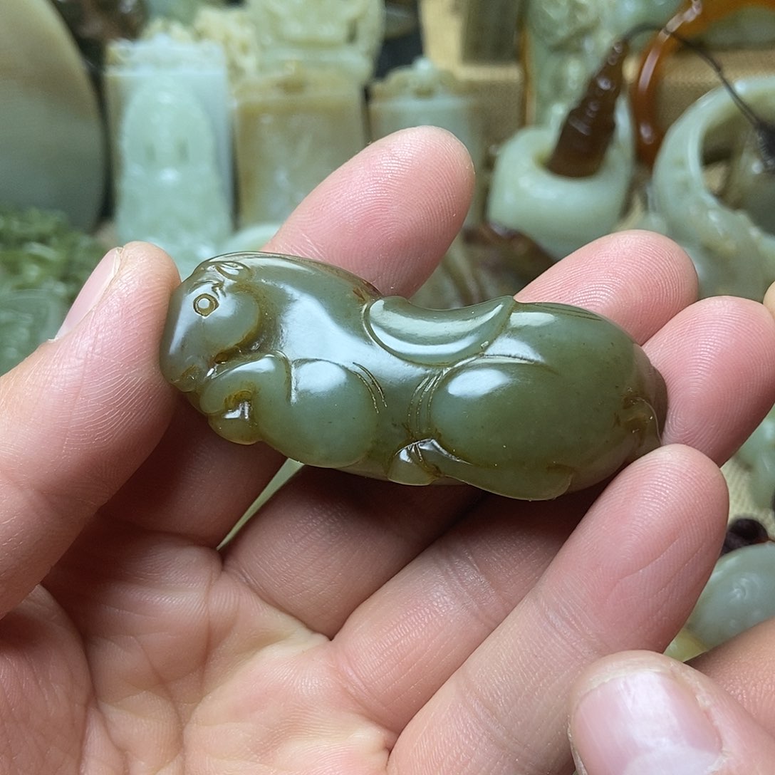 和田玉挂件未镶嵌