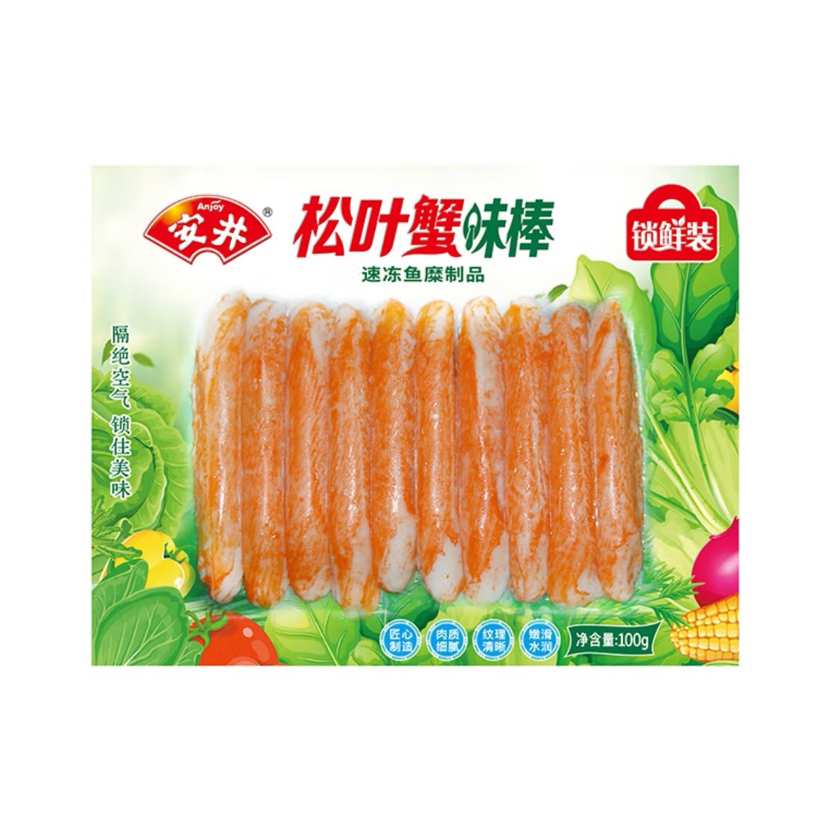 安井锁鲜装松叶蟹味棒100g