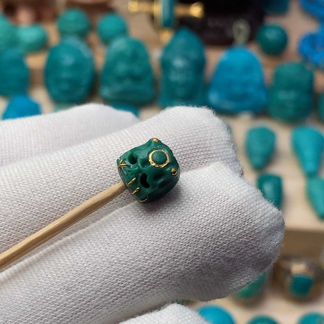 绿松石珠宝奇石未镶嵌