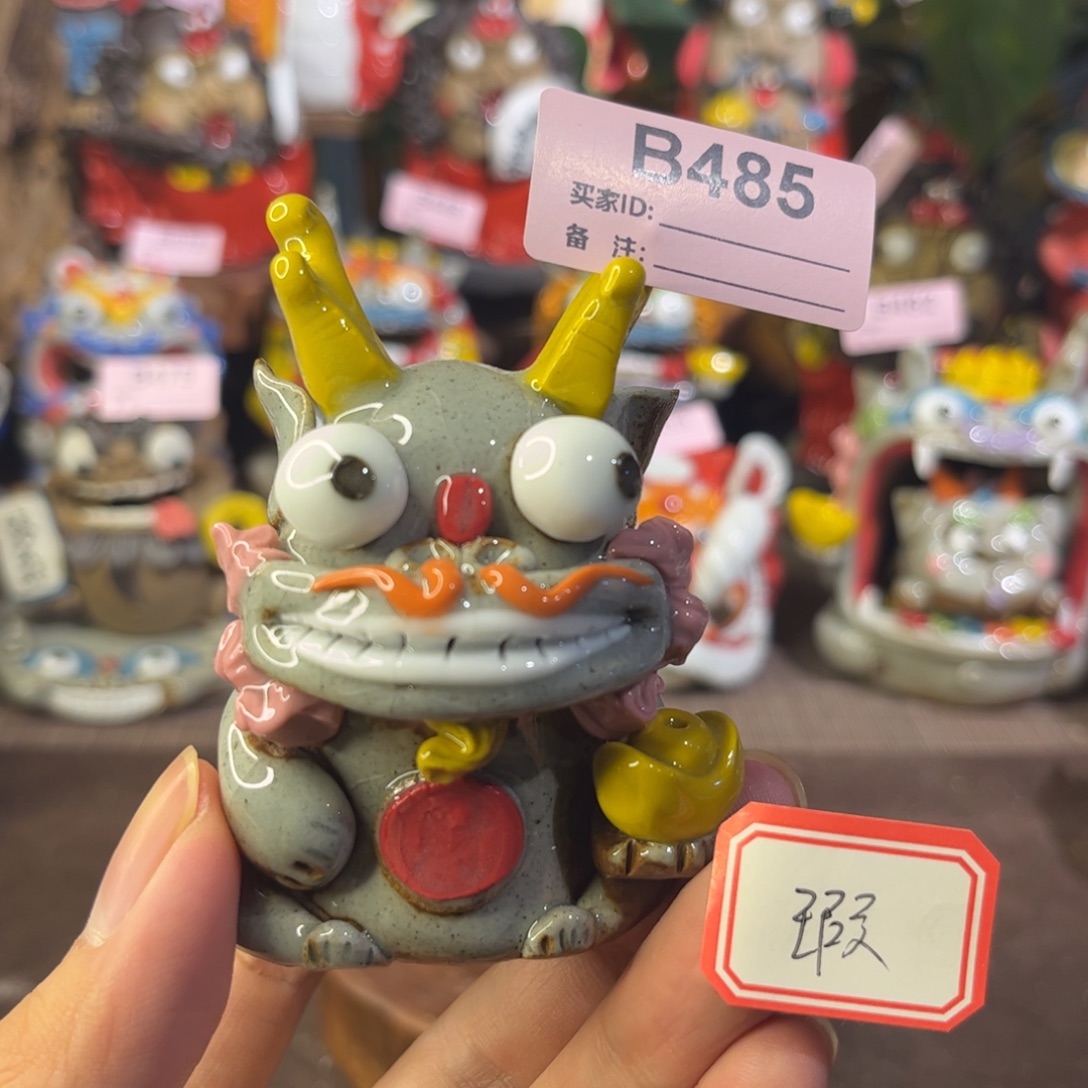 泥塑纯手工茶宠摆件