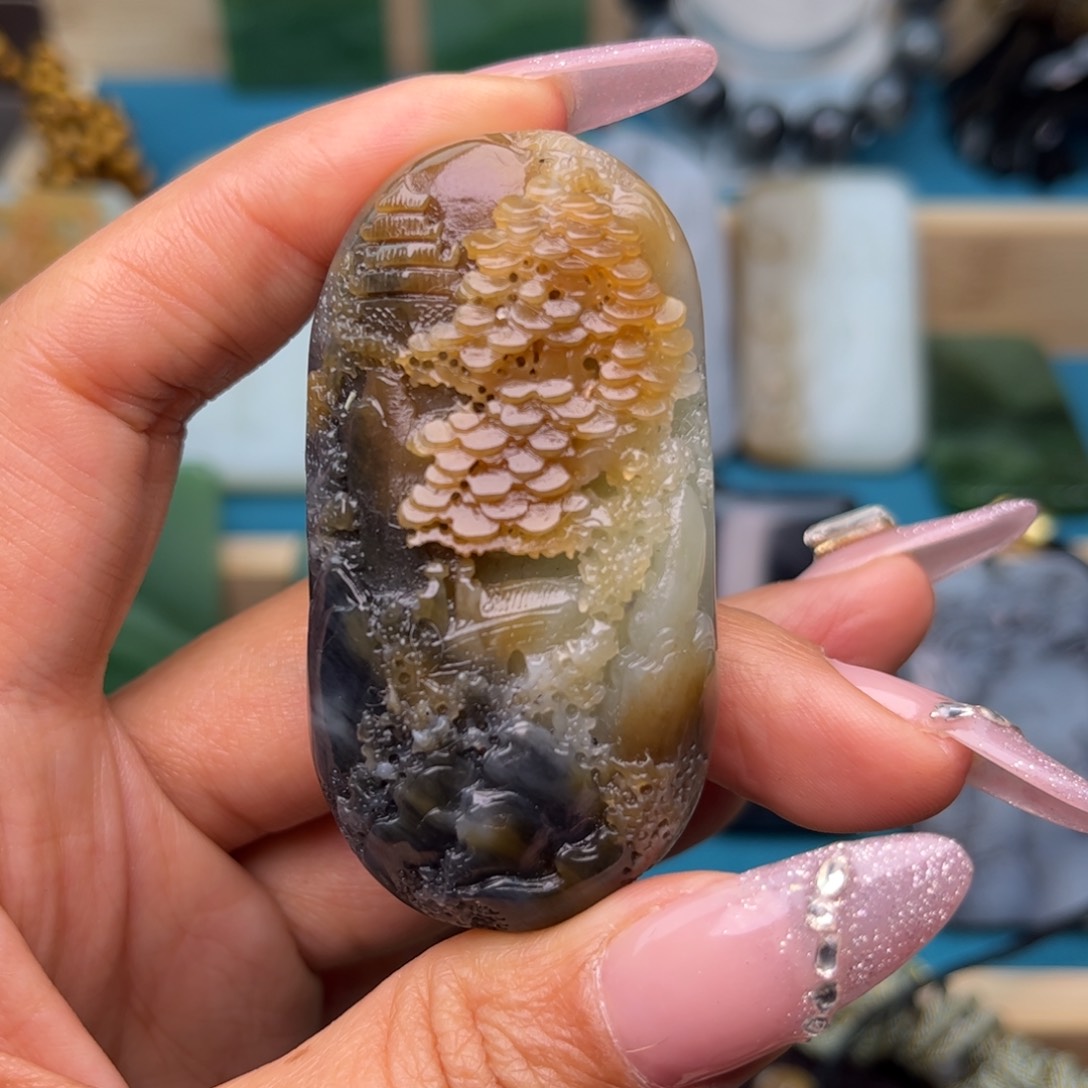 和田玉挂件未镶嵌