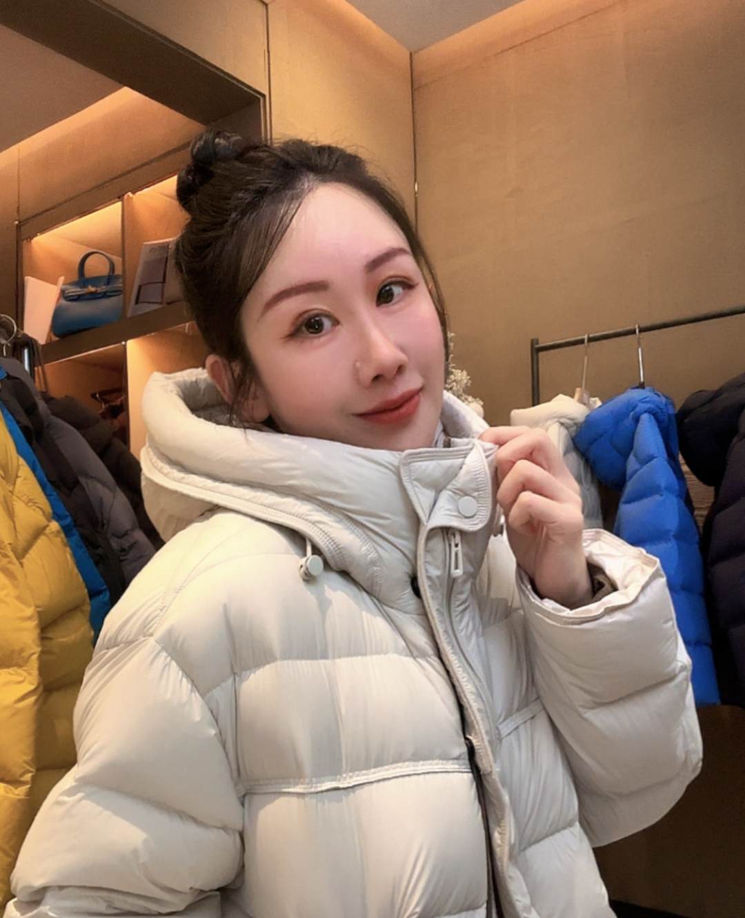 羽绒服女宽松2026韩版冬季新款时尚洋气羽绒服新标白鸭绒加厚潮