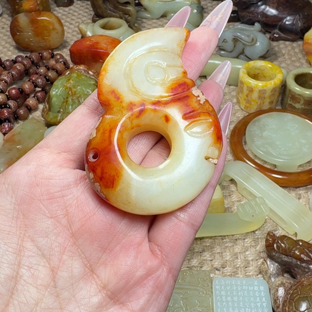 吊坠白玉菩提挂件