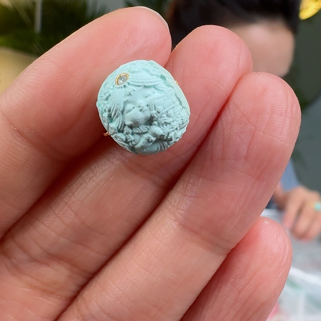 绿松石珠宝奇石未镶嵌