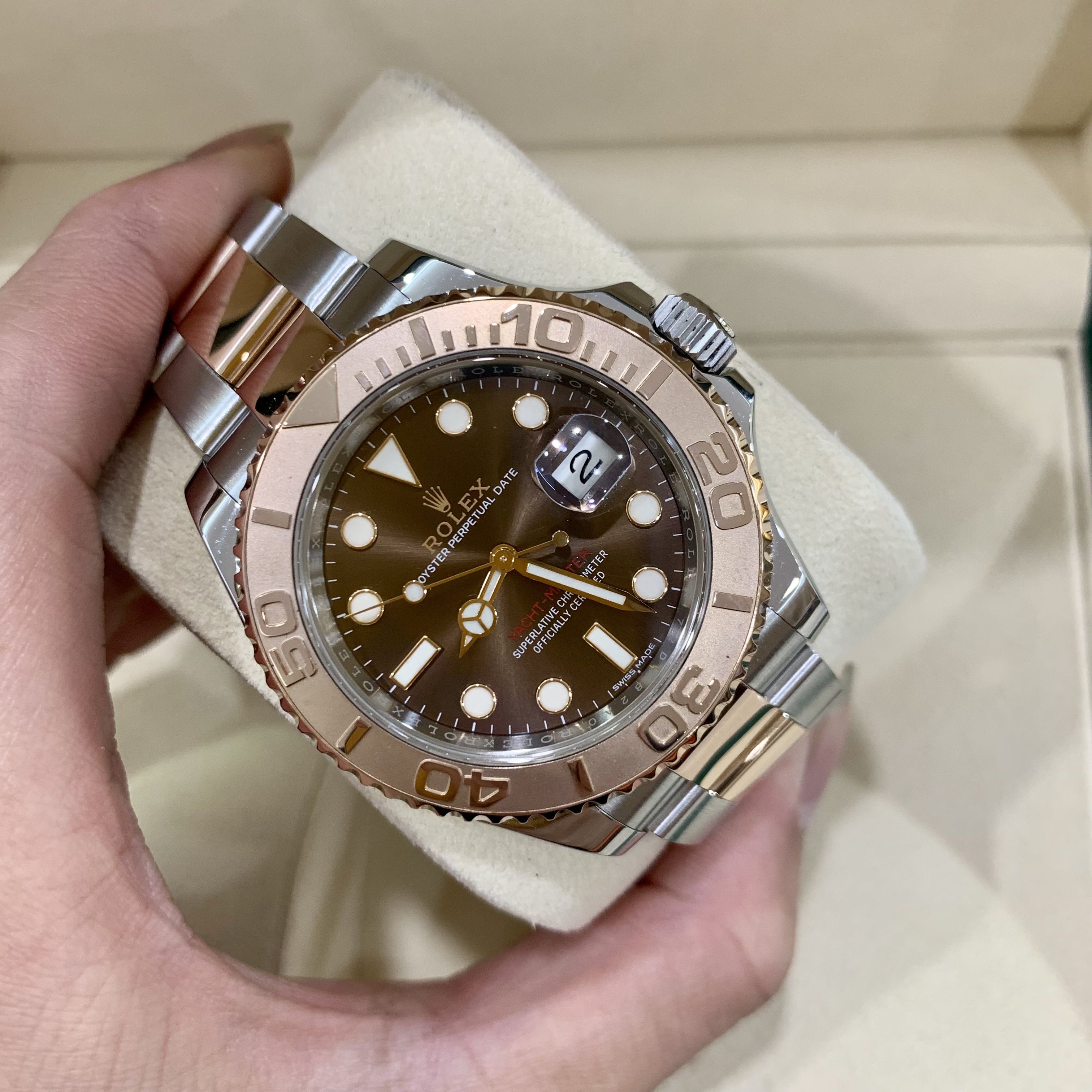 99新 Rolex/劳力士 M116621-78801 咖盘 保卡17年2月14日