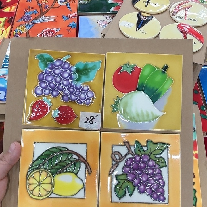 陶瓷板画10/10一组微瑕