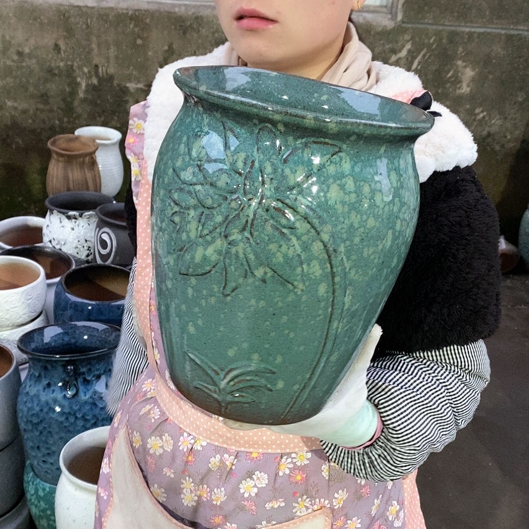 紫砂花盆正品口20高25