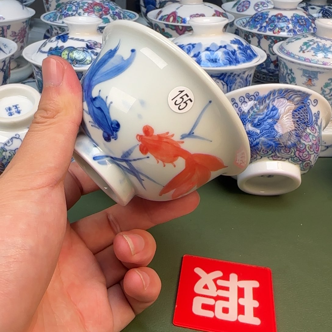 彦祖纯手工手绘手绘茶具155