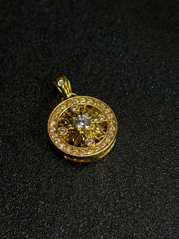 18k金 Au750 吊坠 送链子 b622