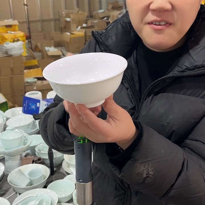 瓷片高白玉泥5英寸米饭碗六个包邮