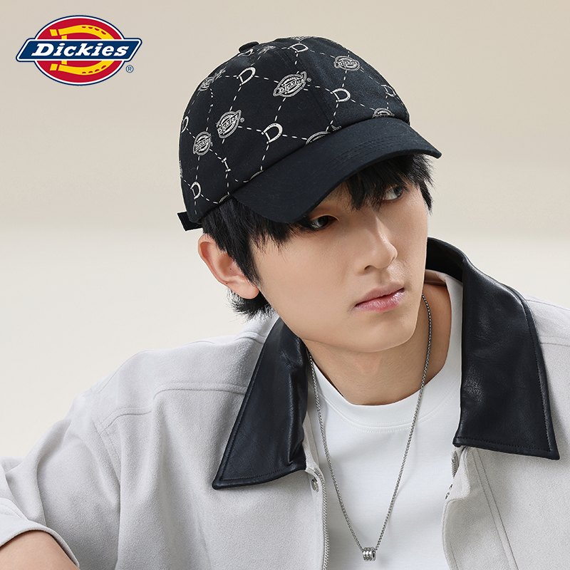 Dickies2025棒球帽印花潮牌时尚百搭显脸小遮阳情侣男女鸭舌帽