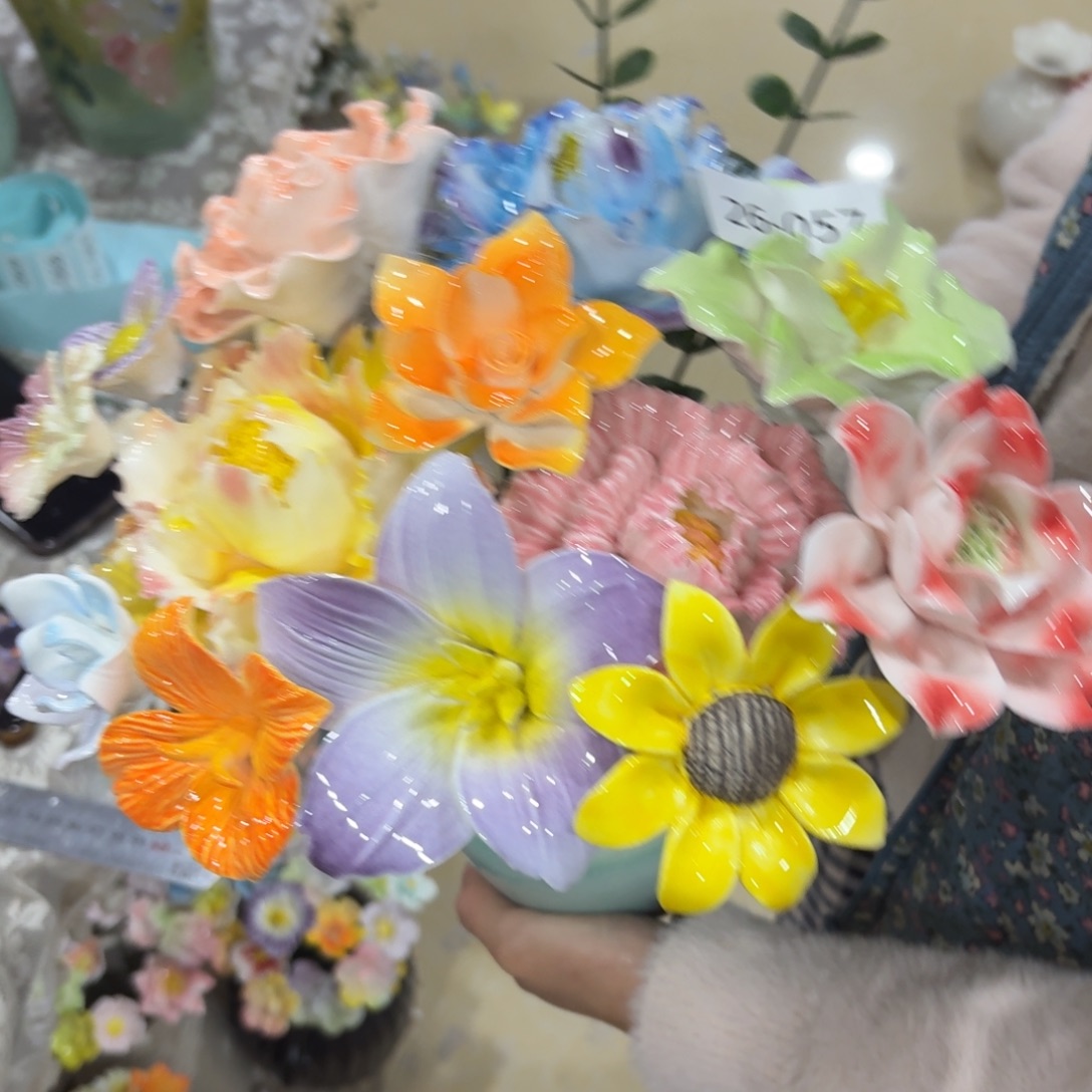 陶瓷花，20元发货，退款拉黑2657