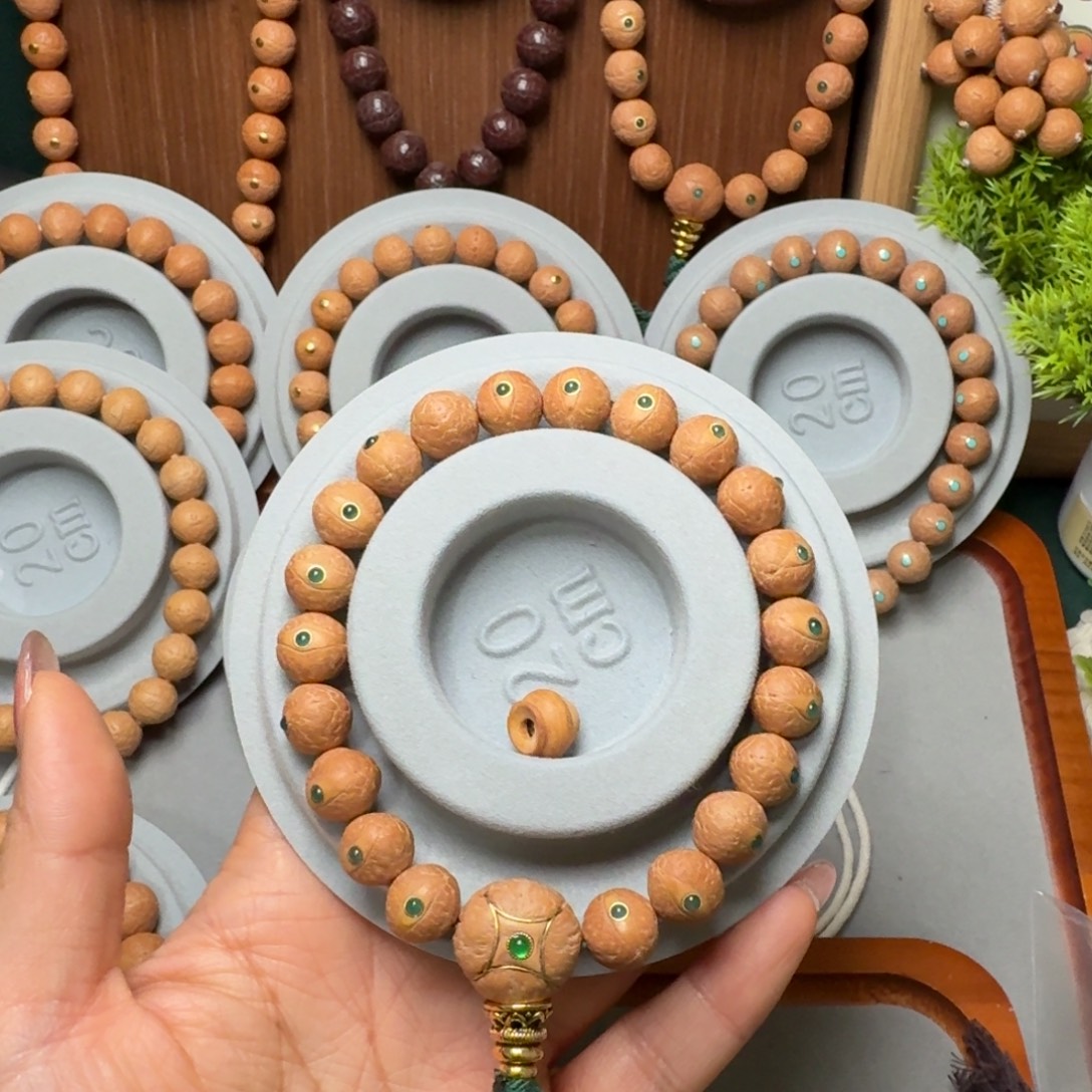 ღ***࿐凤眼菩提手串尼泊尔凤眼