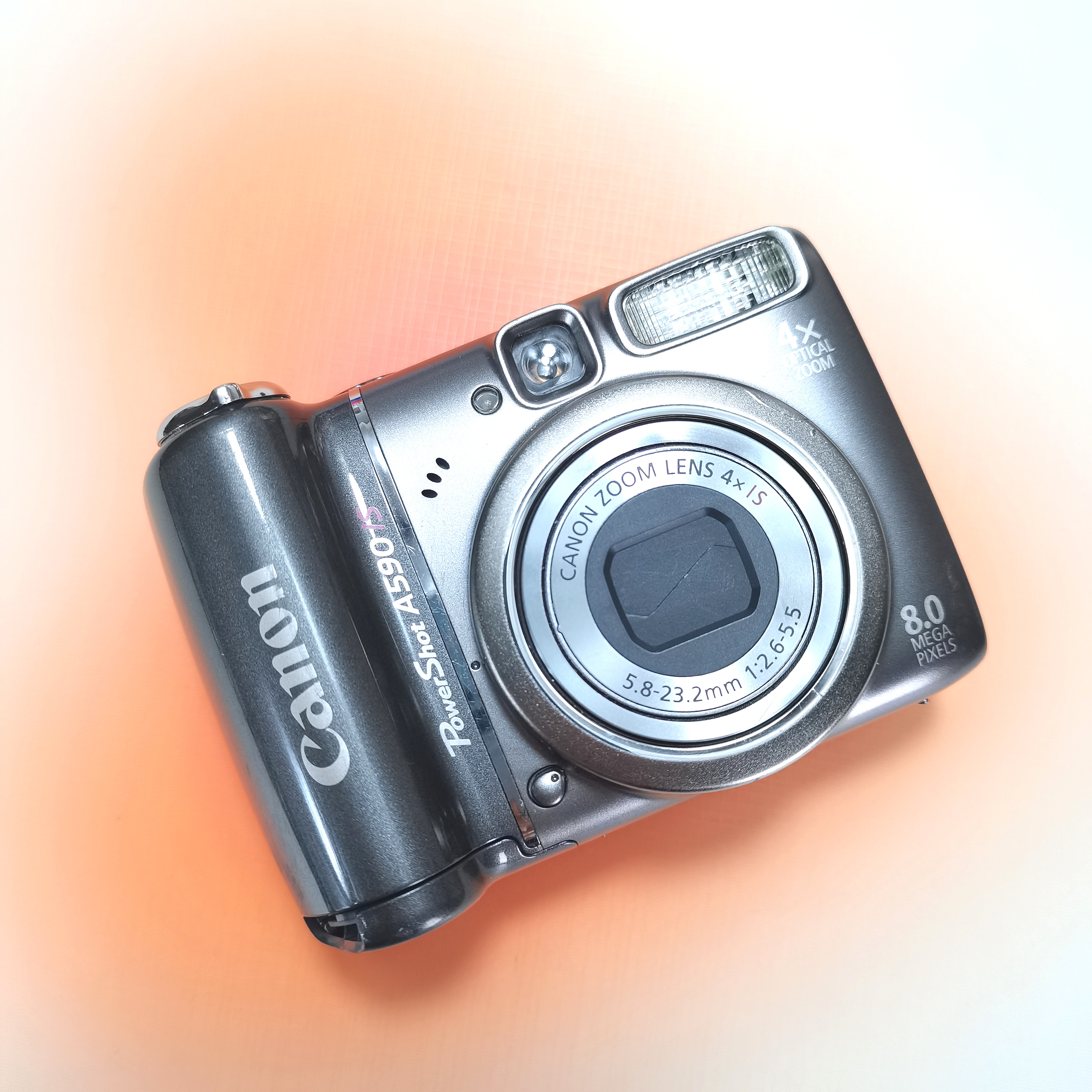 9新 Canon/佳能 a590 清透冷白 电池盖瑕疵 不退换