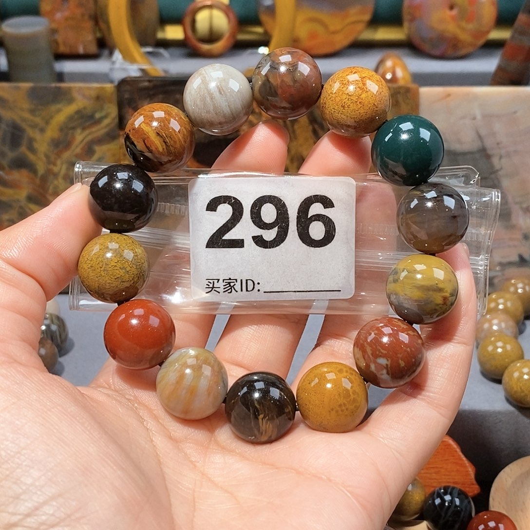 硅化玉天然北票硅化玉手串未镶嵌天然北票硅化玉手串