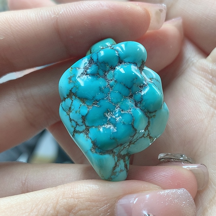 绿松石珠宝奇石未镶嵌