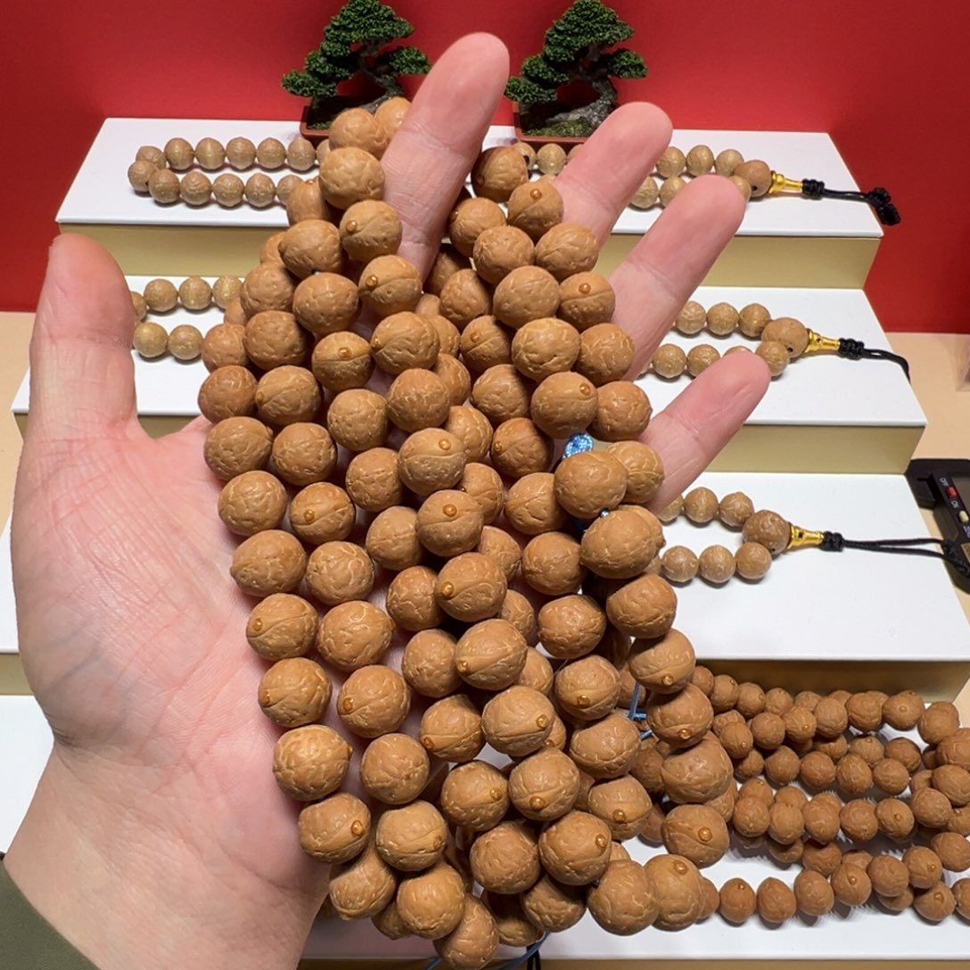 手串凤眼菩提12mm凤眼菩提108颗矮桩