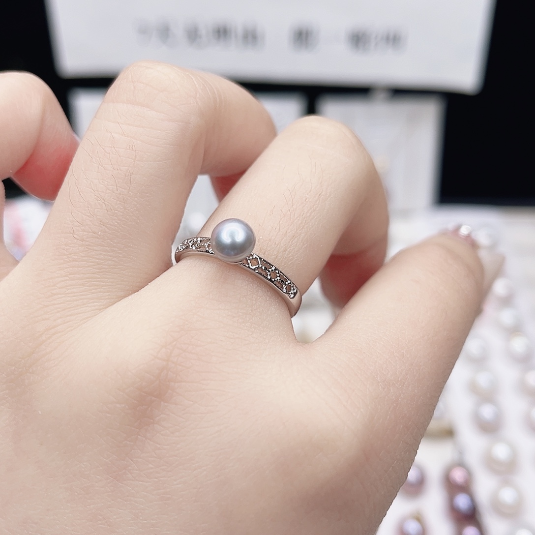 淡水珍珠吊坠(赠链)合金