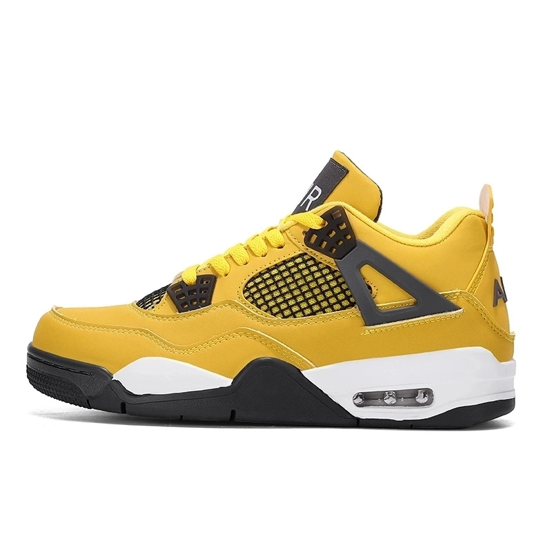 【乔4】篮球鞋四季款实战气垫篮球鞋高帮白水泥男子休闲