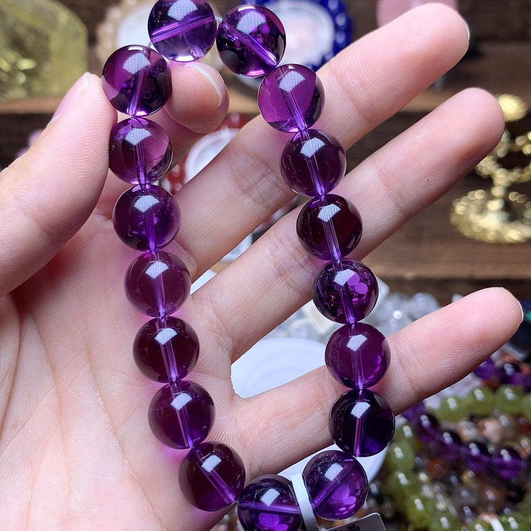 水晶巴西紫水12mm未镶嵌