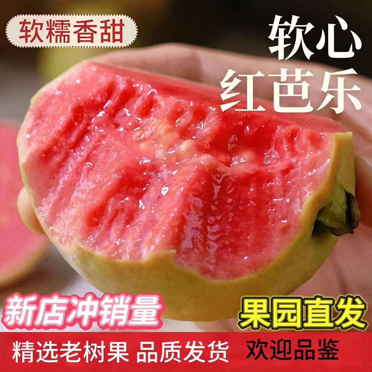 【新店福利顺丰包邮】软糯红心芭乐新鲜福建草莓巴乐番石榴孕妇水果