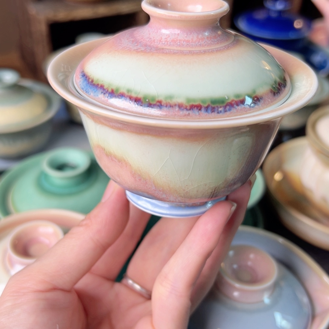 盘柴烧纯手工茶器