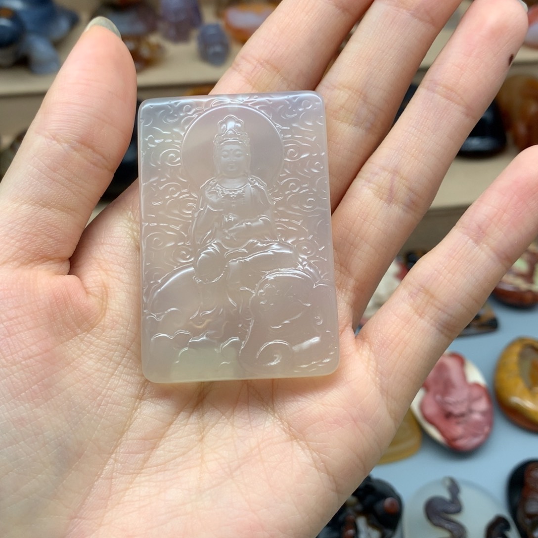 未镶嵌吊坠(赠链)玛瑙/玉髓