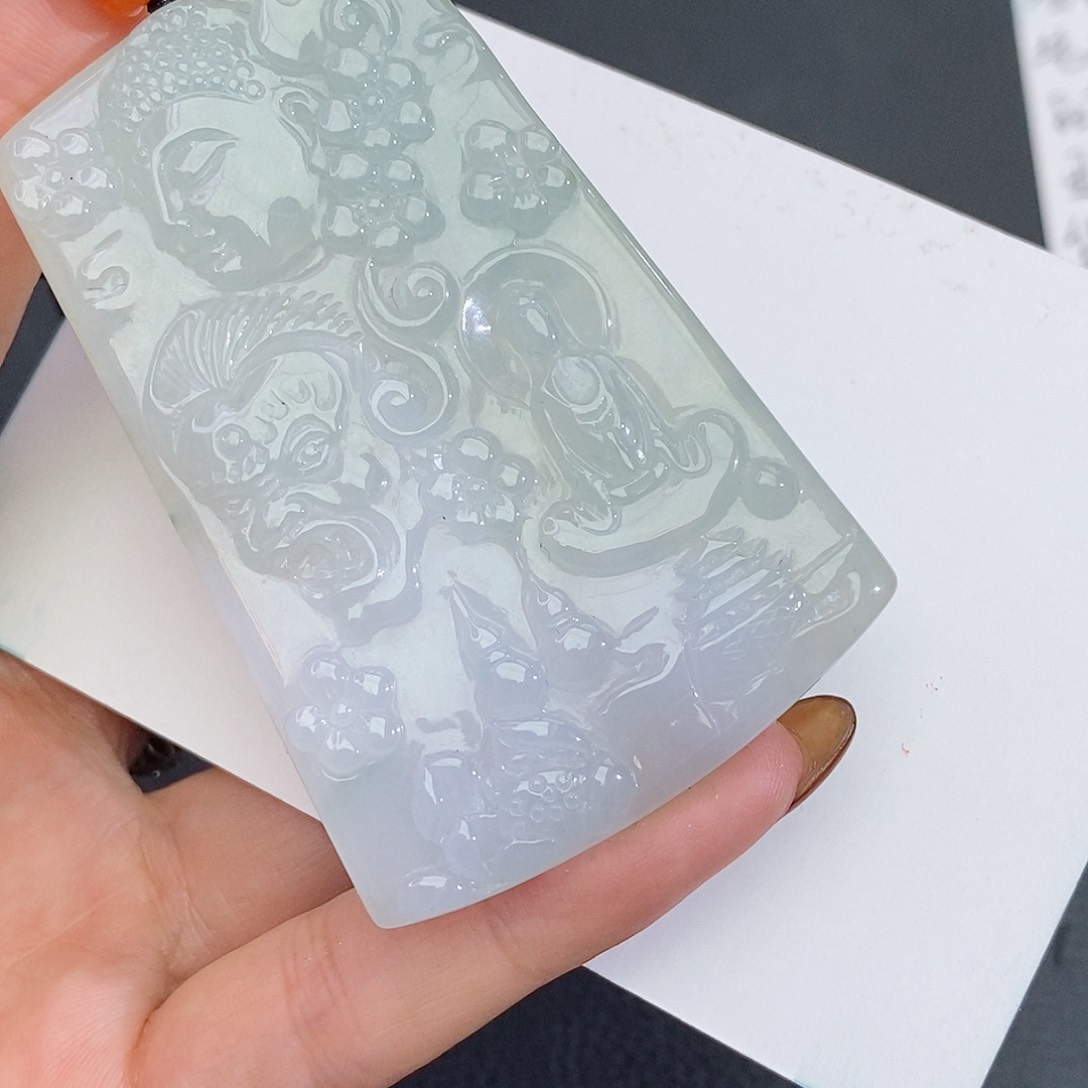 颈饰未镶嵌翡翠缅甸天然翡翠