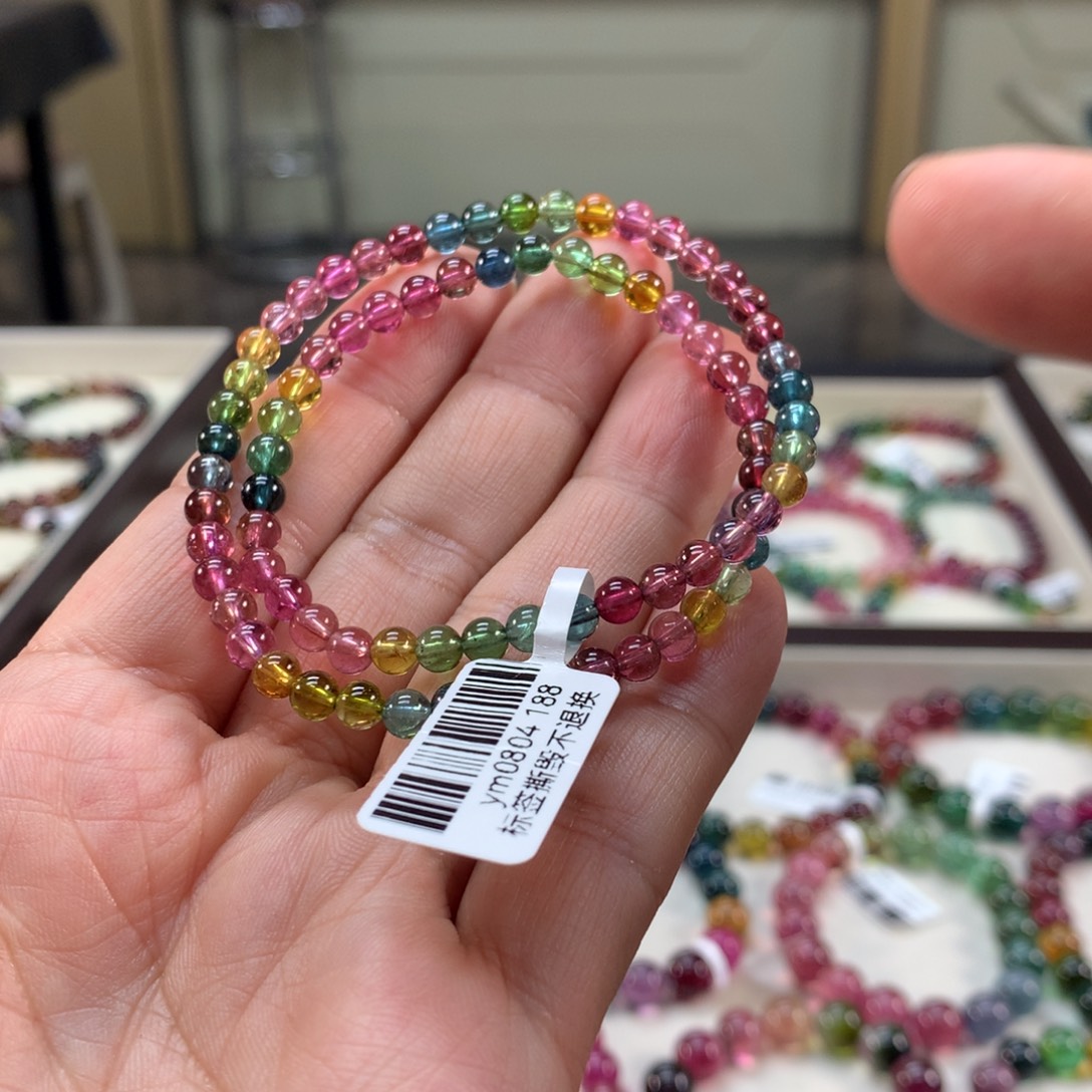 手链碧玺未镶嵌4.5左右