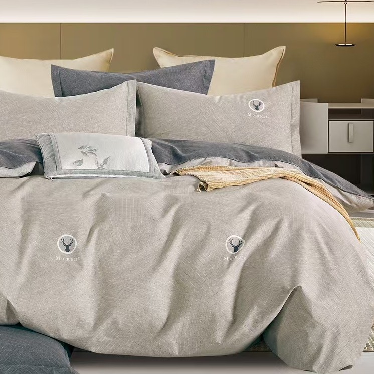 文文家纺 纯棉精梳棉面料床单被套全棉床品 生活格调