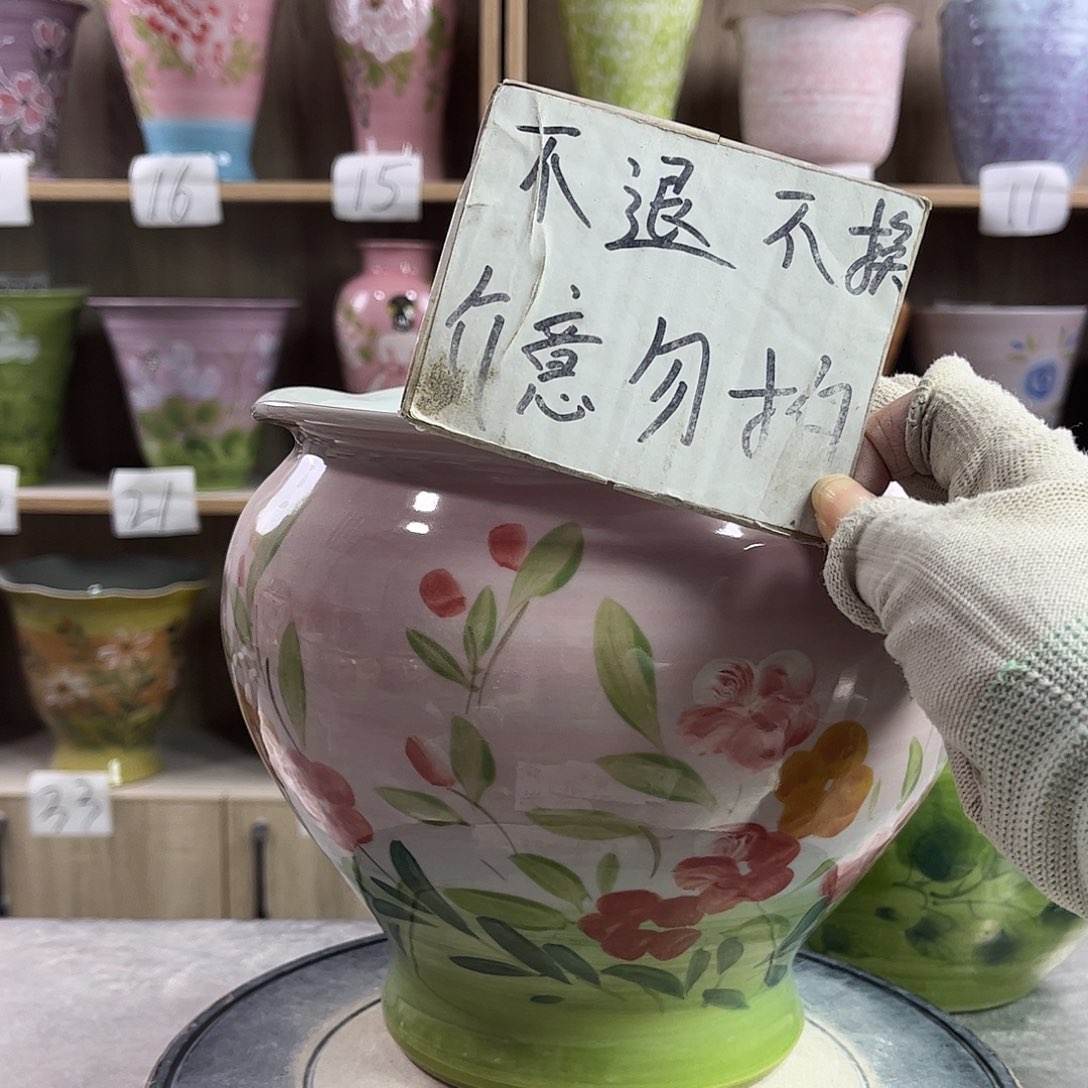 景德镇陶瓷花盆花盆