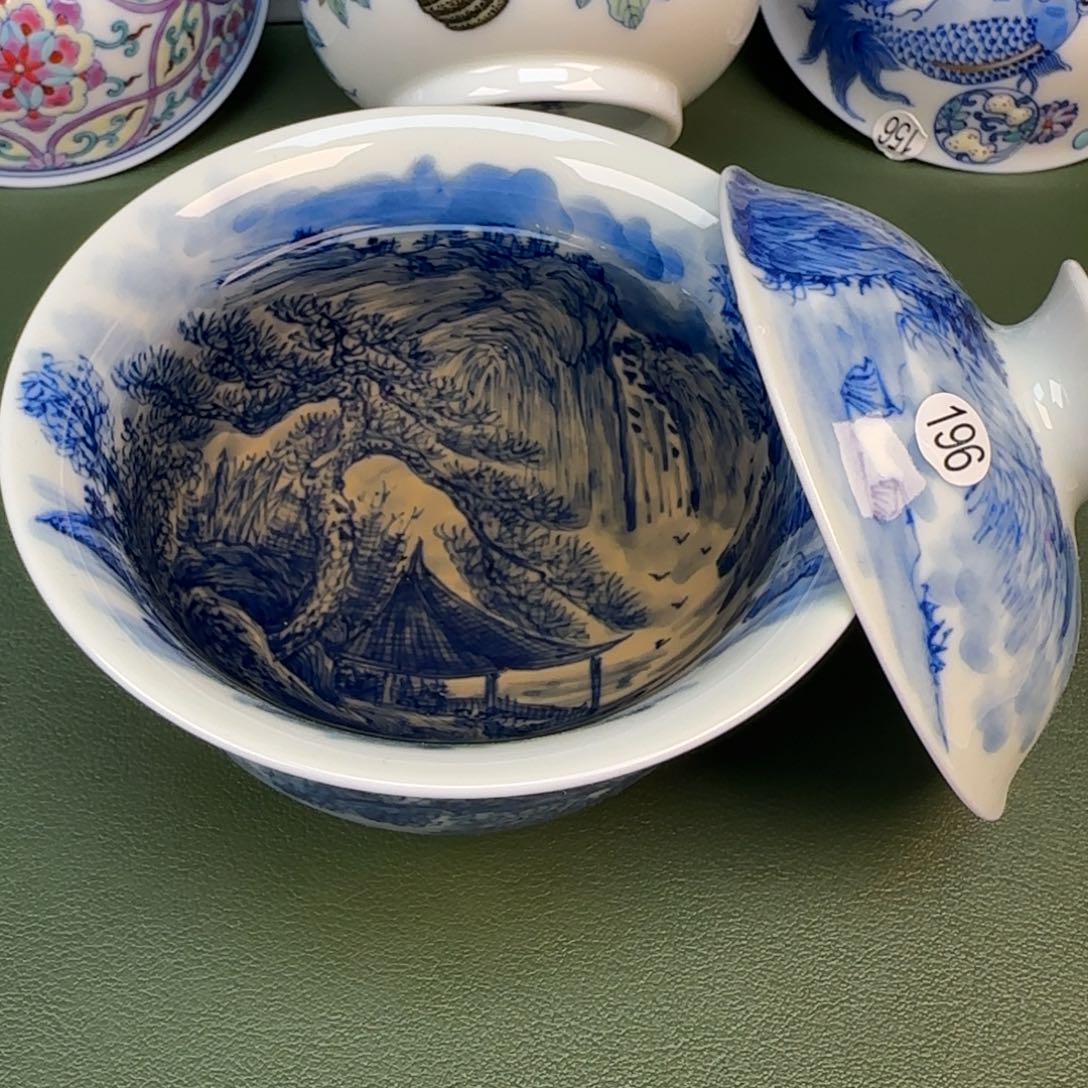 彦祖纯手工手绘茶具196