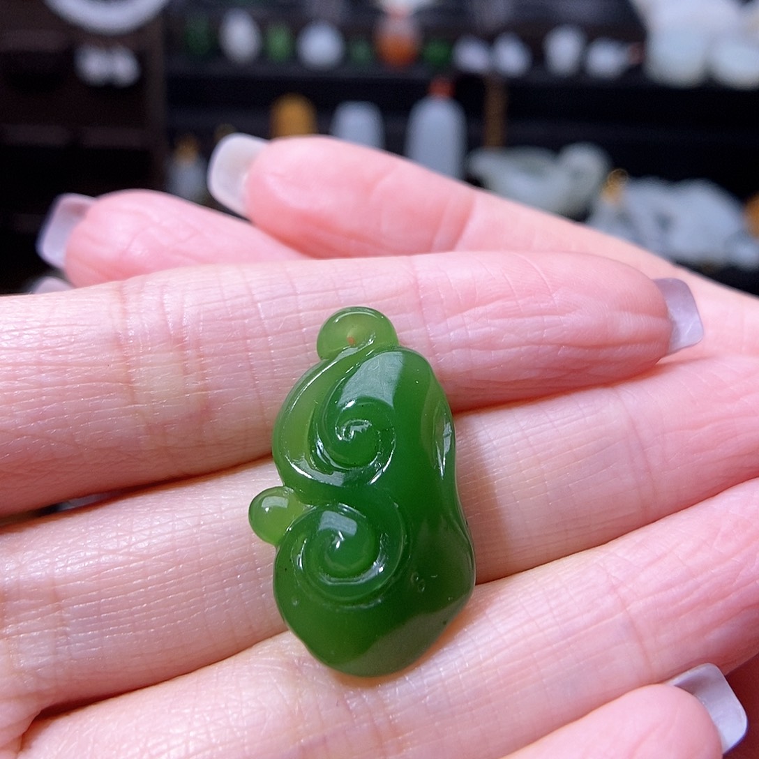 和田玉挂件未镶嵌糖*