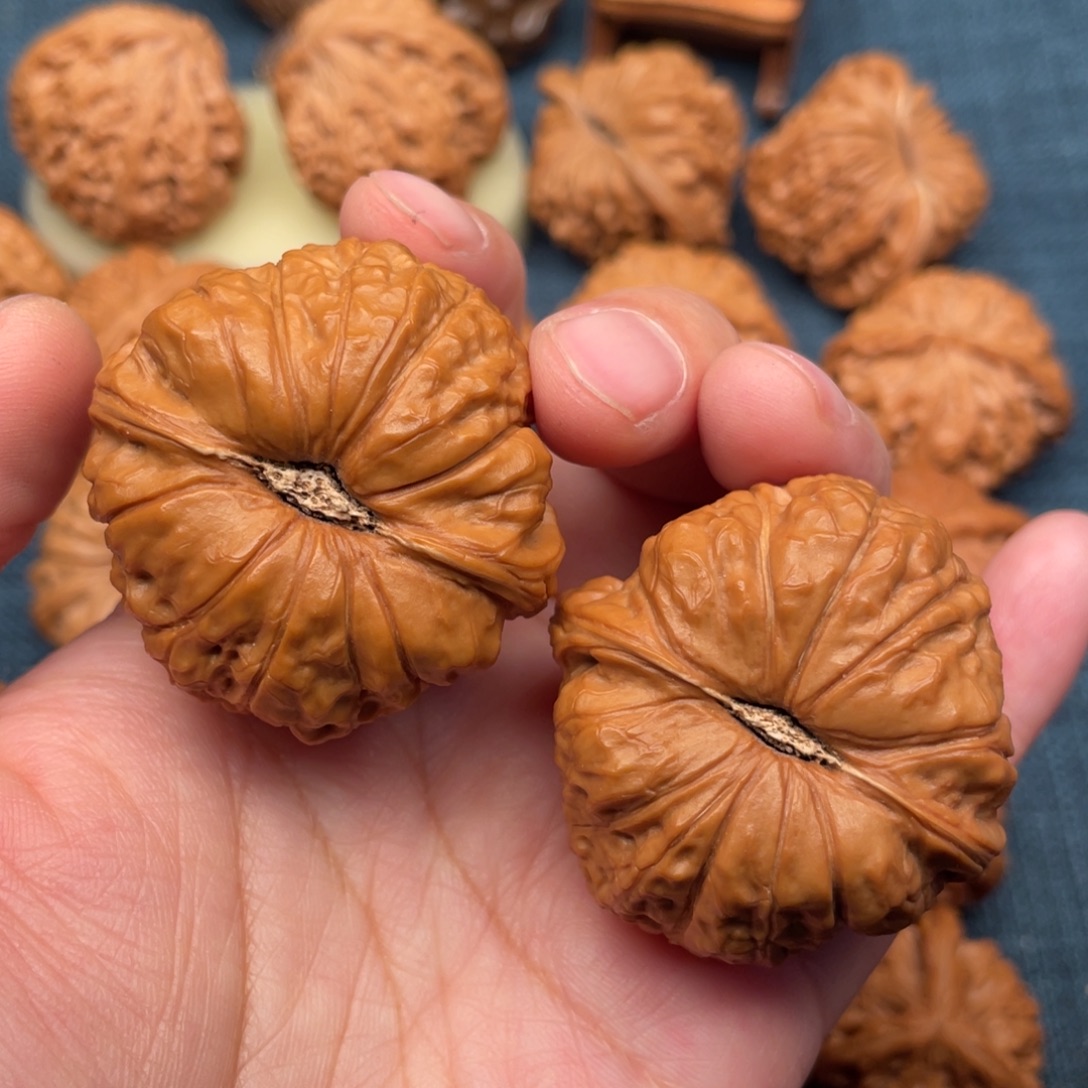 文玩核桃把件43南瓜墩精品