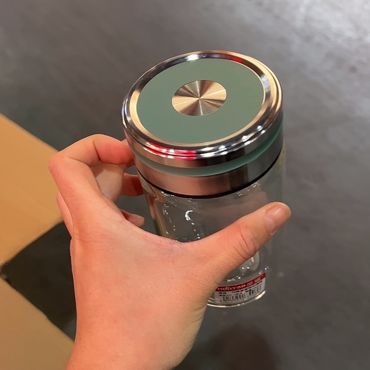 厚耀单层烫手玻璃杯500500500绿色微瑕