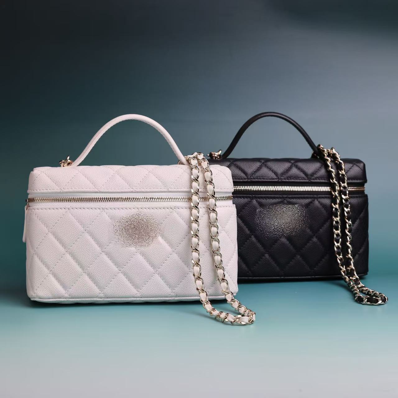 【晨老板】N 优雅格调菱格链条单肩手提包包69251101