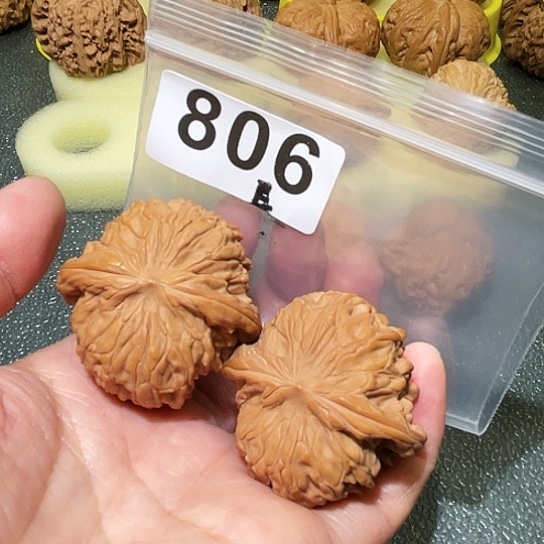 文玩核桃把件磨盘40