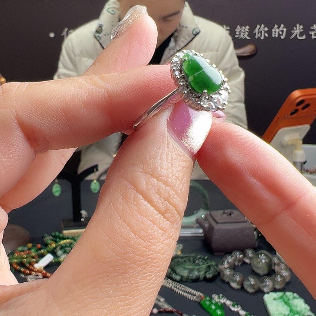 翡翠未镶嵌颈饰39.9