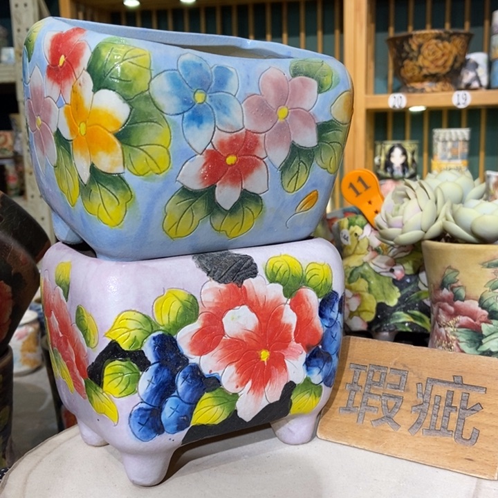 红陶景德镇艺术手绘作品