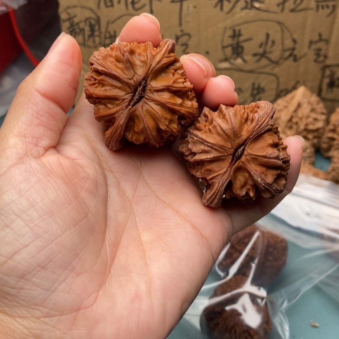 大***齐吊坠文玩核桃白狮子31