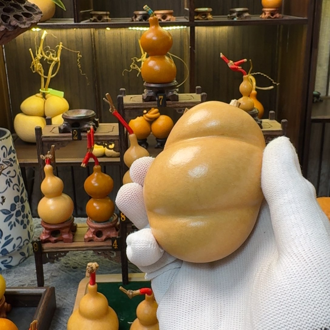 我***木精品小葫芦摆件手把件