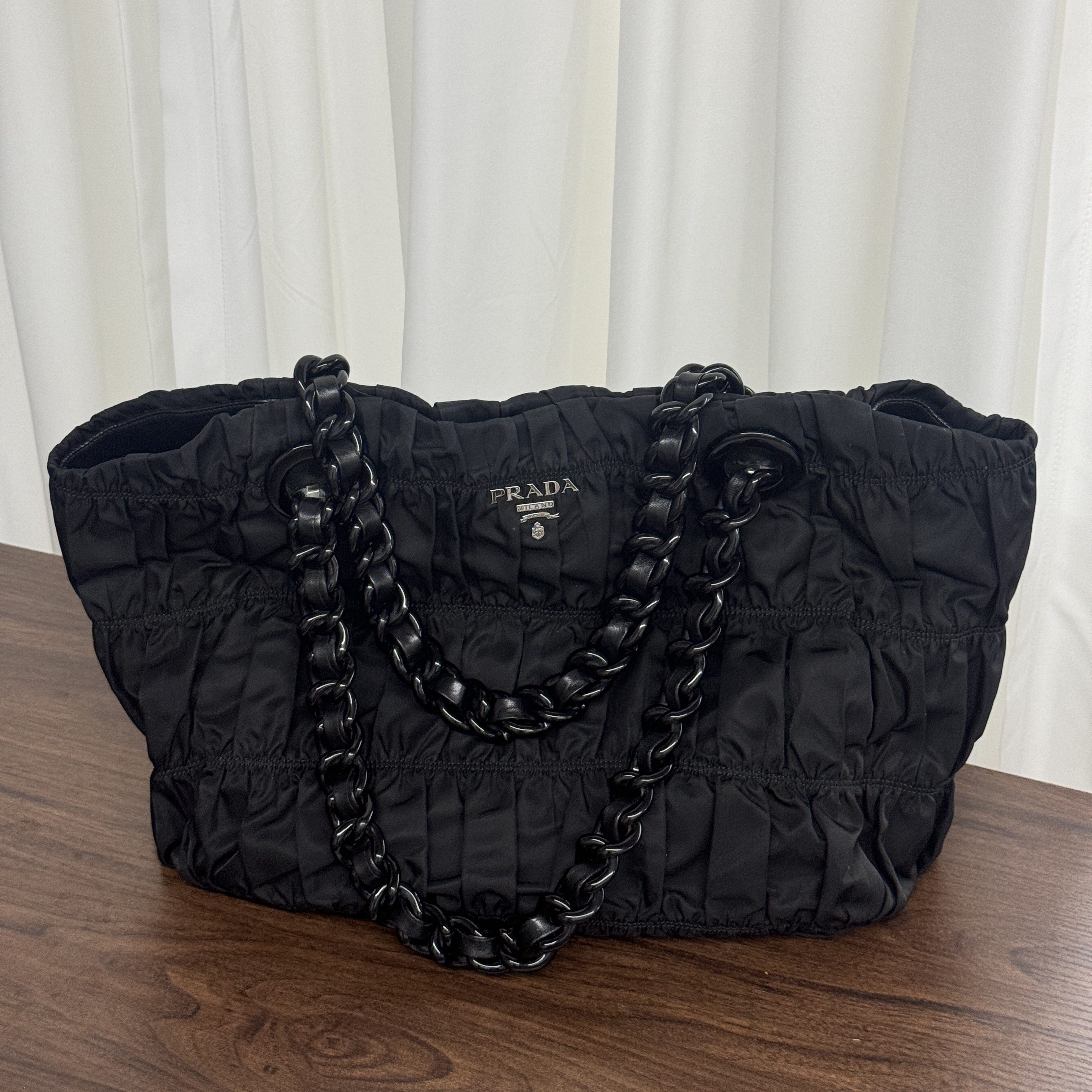 95新 Prada/普拉达 chillvTg /单肩托特