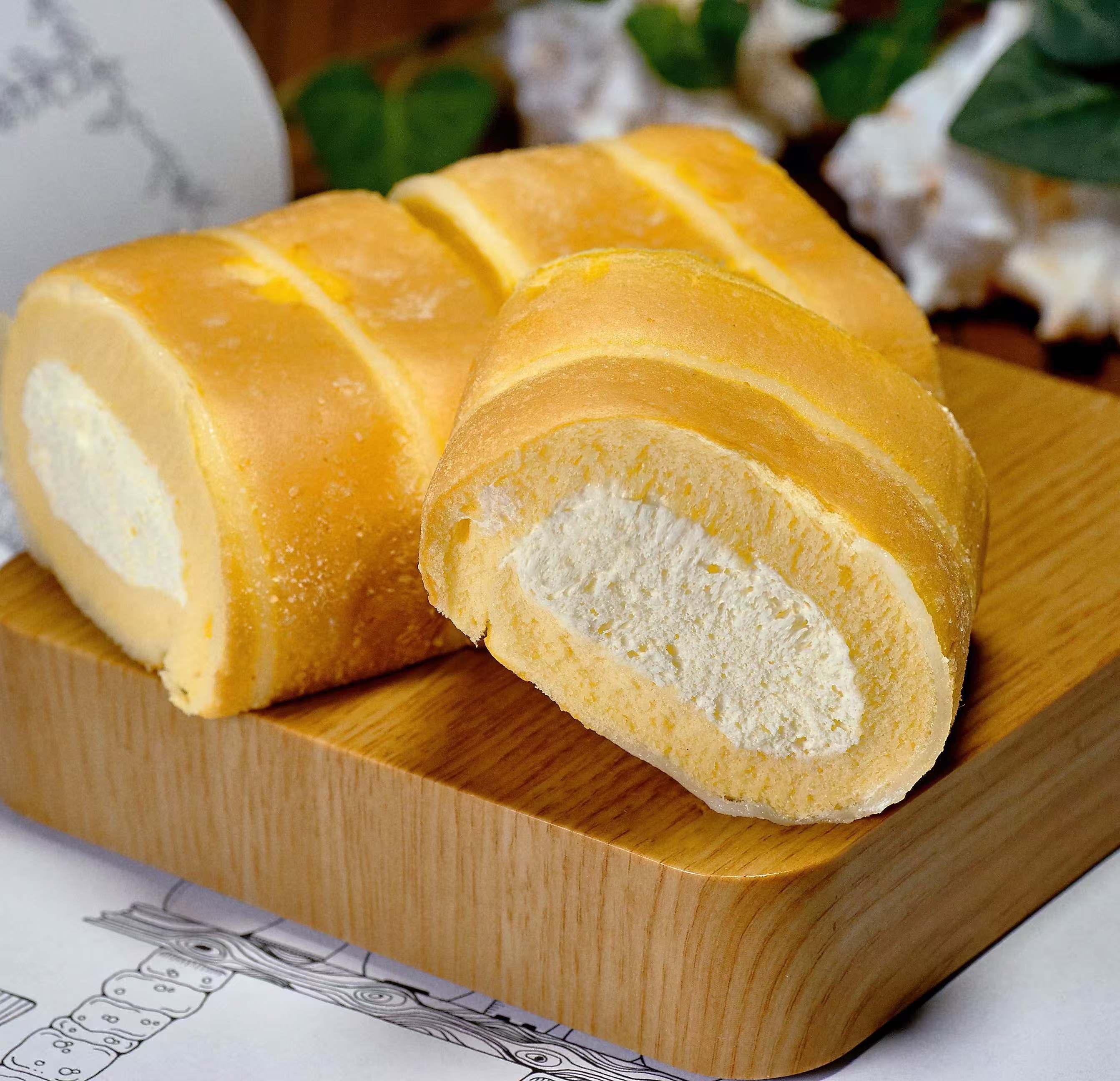 {半价抢}黄芝士马斯卡彭卷瑞士卷芝士奶酪奶油蛋糕顺丰