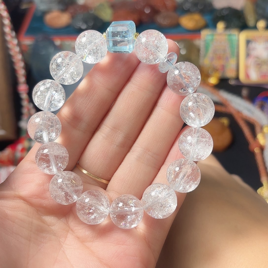 幸***好颈饰合金水晶白阿塞