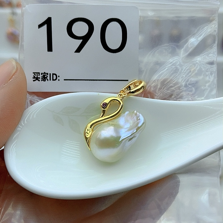 淡水珍珠颈饰银S925镶嵌