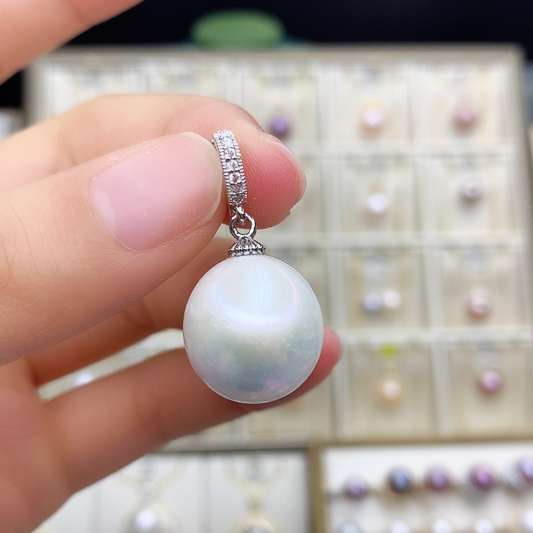 淡水珍珠颈饰合金