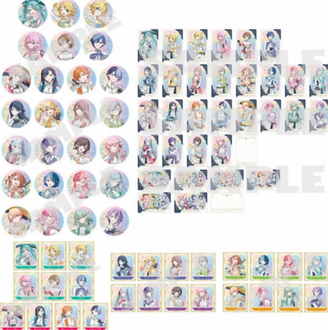 【两抽包邮】pjsk感谢祭小卡吧唧卡片卡牌