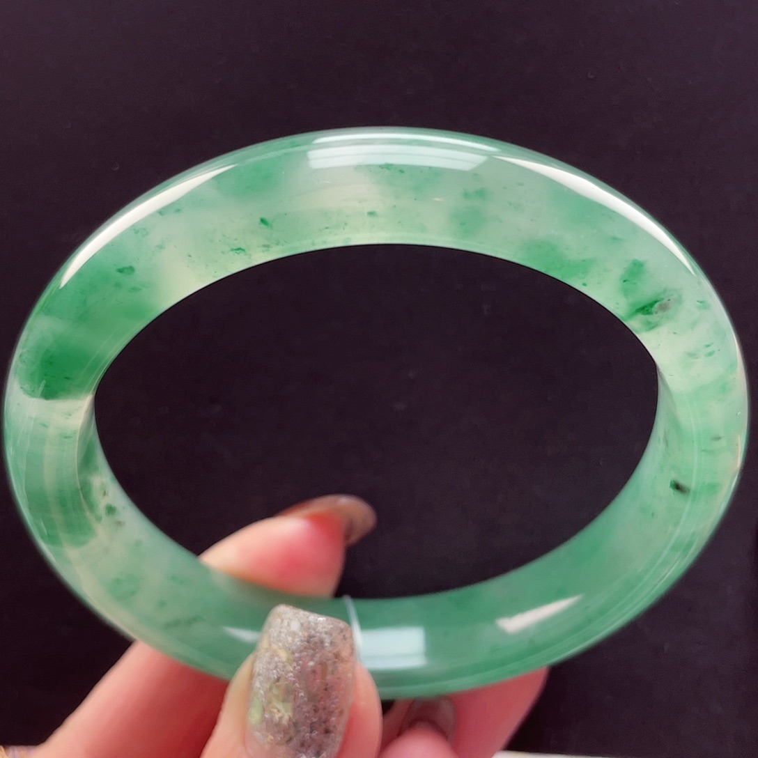 石英质玉未镶嵌手镯58-59