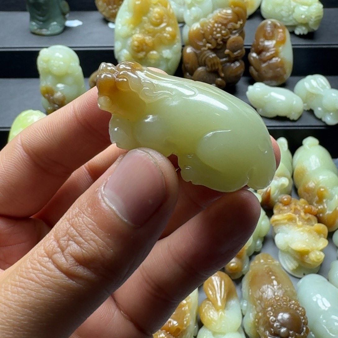 和田玉挂件未镶嵌萧*