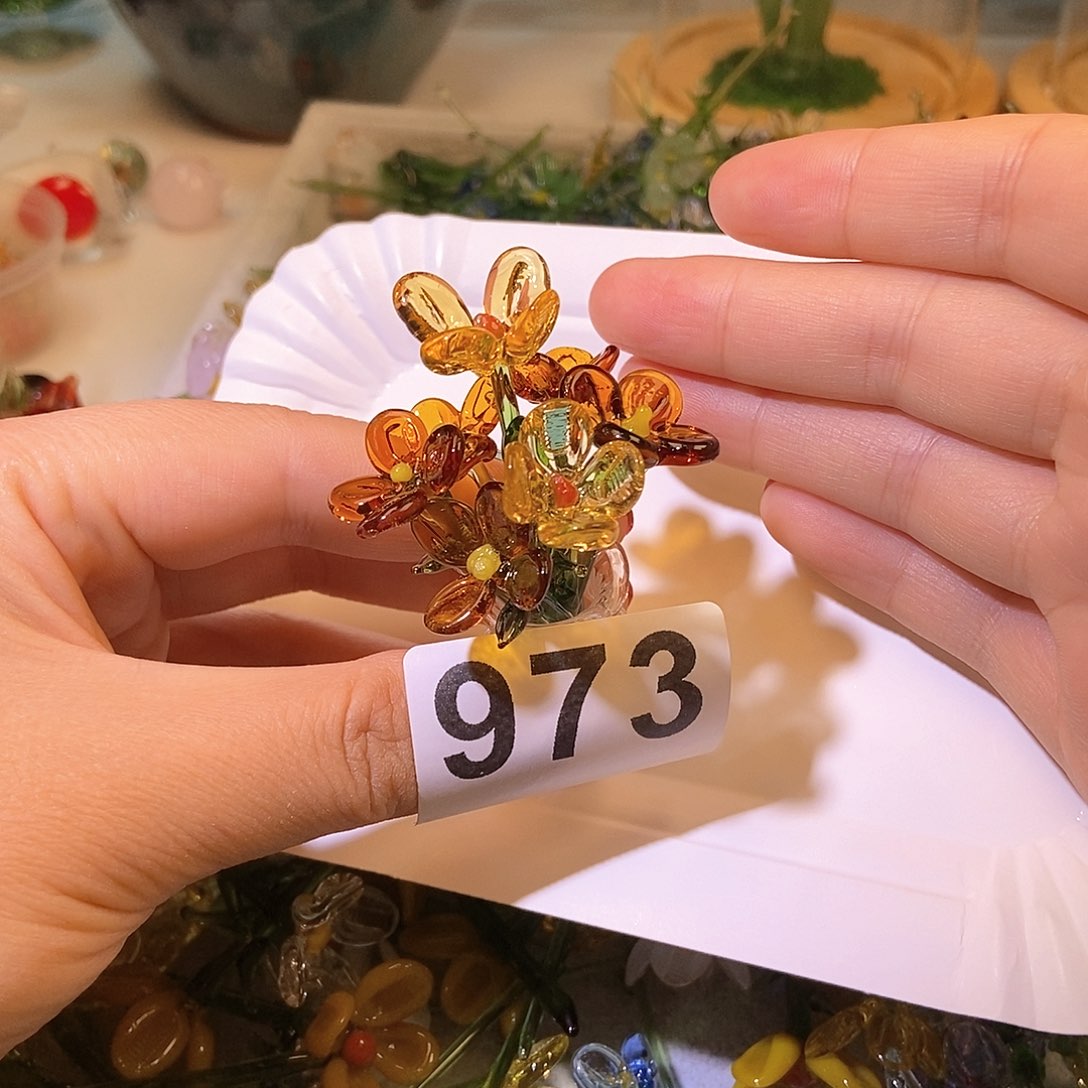 琉璃手工艺品973花瓶
